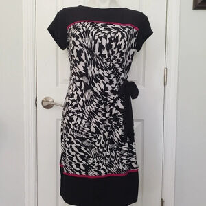 Shelby + Palmer Black & White Short Sleeve Dress